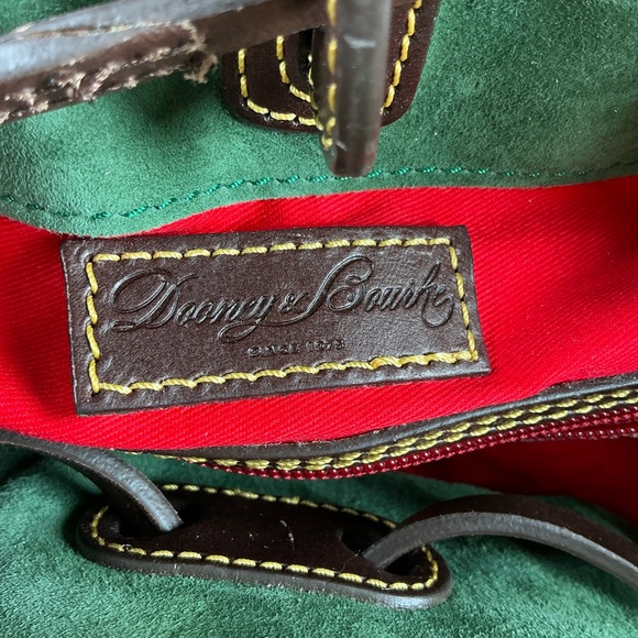 Dooney & Bourke Buckley Florentine Mushroom Brown Leather Shoulder Hand Bag Rare - Picture 13 of 14